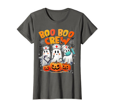RN CNA ICU Ghost Halloween Costumes Shirts Nurse Boo Boo Crew Nurse Ghost Halloween Costumes Men Women T-Shirt