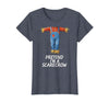 Humor Scarecrow Halloween Tees Pretend I'm A Scarecrow Halloween Costume T-Shirt - Heather Blue