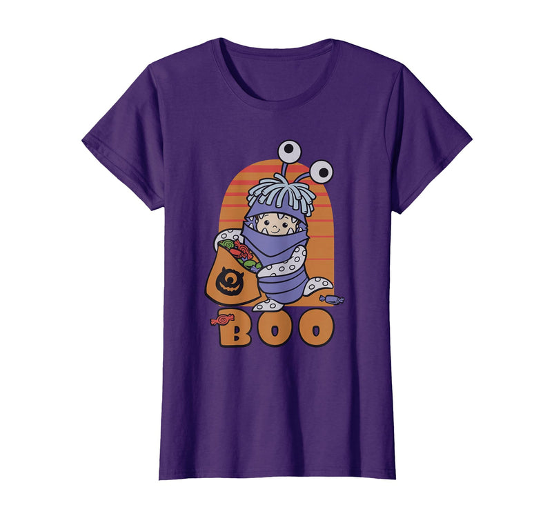 Disney Pixar Monster Inc Boo Halloween T-Shirt - Purple