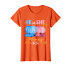 He Or She Pumpkin Gender Reveal Party Supplies Tee Halloween Pumpkin Gender Reveal He or She Mommy to Be T-Shirt - Orange