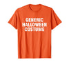 Generic Halloween Costume T-Shirt - Orange