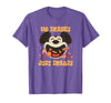 Disney Mickey Mouse Halloween Candy No Tricks Just Treats T-Shirt - Purple Heather