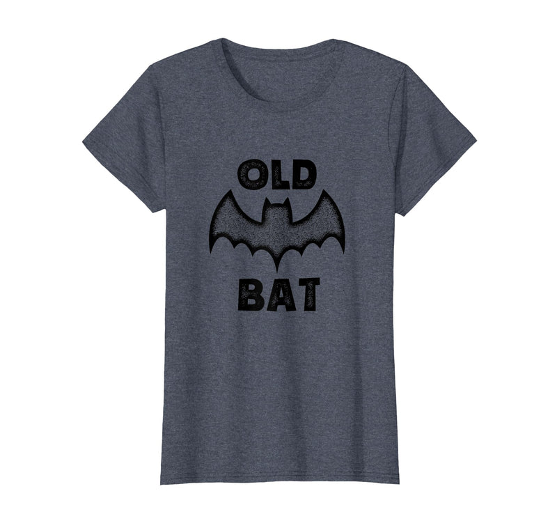 Funny Halloween tees for men and women Vintage Old Bat tee for Halloween and Birthdays T-Shirt - Heather Blue