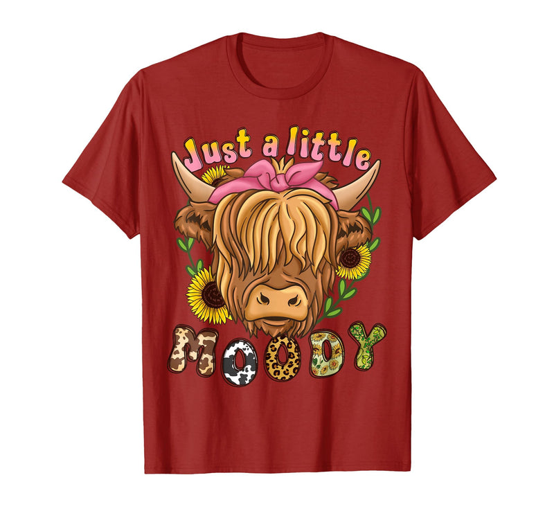 Scottish Highland Cow Lover And Owner Co. Highland Cow Scottish Highland Cow T-Shirt - Cranberry Red