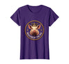 Mademark Blessed by the Pig Funny Farm Animal Design T-Shirt - Purple