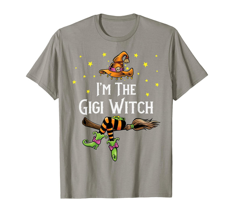 Matching Witch Halloween Costumes by Foxio Im the Gigi Witch Halloween Matching Group Costume T-Shirt - Slate Grey