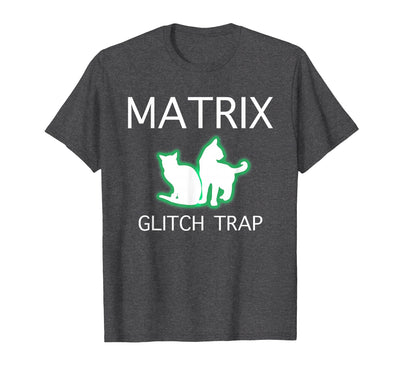 JC JAKOBE COLLEXION Cat Glitch Trap in Matrix T-Shirt