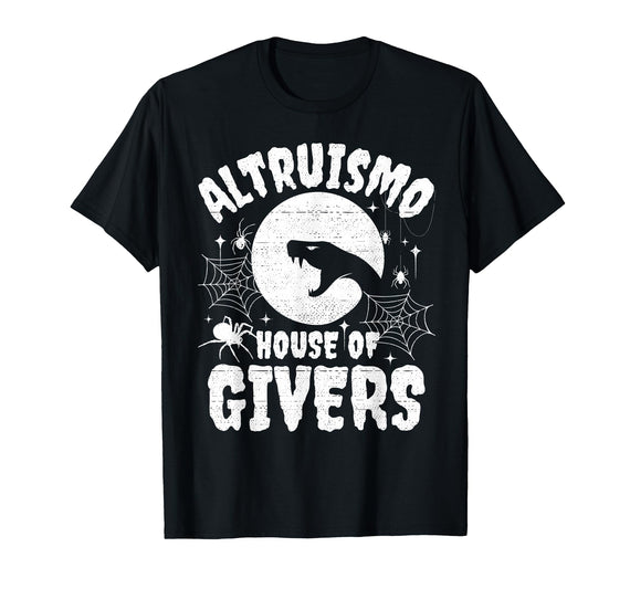 House of Givers Halloween Party Halloween Costume Altruismo House of Givers T-Shirt - Black