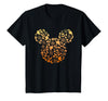 Disney Mickey Mouse Halloween Ghosts & Pumpkins Gradient T-Shirt - Black