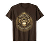 Mademark Zero Chill Maximum Monkey Fun Graphic Design T-Shirt - Men - Brown