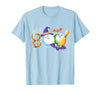 Bowling Boo Creepy Halloween Costume Pumpkin Bowling Lover T-Shirt - Baby Blue