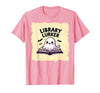 Mademark Ghost & Spirits - Ghost (99 Problems All) T-Shirt - Pink-halloween Educational Library Lurker