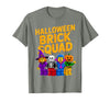 Family Master Builder Birthday Kids Toddler Gifts Halloween Brick Squad Costume Master Builder Blocks Building T-Shirt -