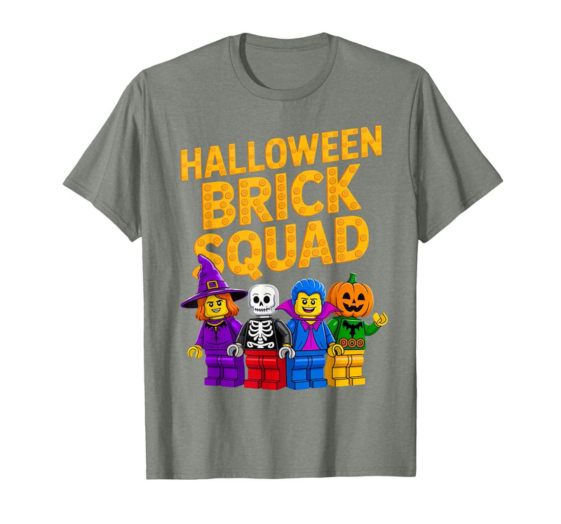 Family Master Builder Birthday Kids Toddler Gifts Halloween Brick Squad Costume Master Builder Blocks Building T-Shirt -