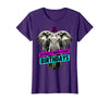 Mademark Elephants Never Forget Birthdays Funny Design T-Shirt - Women - Purple