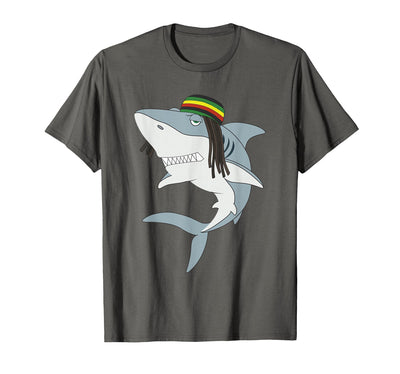 Z&Z Clothing Funny Reggae Shark T-Shirt Reggae Shirt T-Shirt