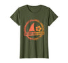 Mademark Girls Bite Back Harder Womens Shark Design T-Shirt - Olive Green