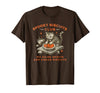 spooky biscuits club shirt Spooky Biscuits Club we Raise Spirits and Knead Biscuits T-Shirt - Brown