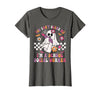 Groovy Ghost School Social Worker Halloween Shirt You Can't Scare Me I'm a School Social Worker Halloween T-Shirt - Asphalt