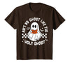 Funny Ain't No Ghost Like The Holy Ghost Christian Halloween T-Shirt - Brown