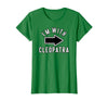 Lazy Last Minute Cleopatra Halloween Costumes Couples Halloween Costume Shirts I'm with Cleopatra T-Shirt - Kelly Green