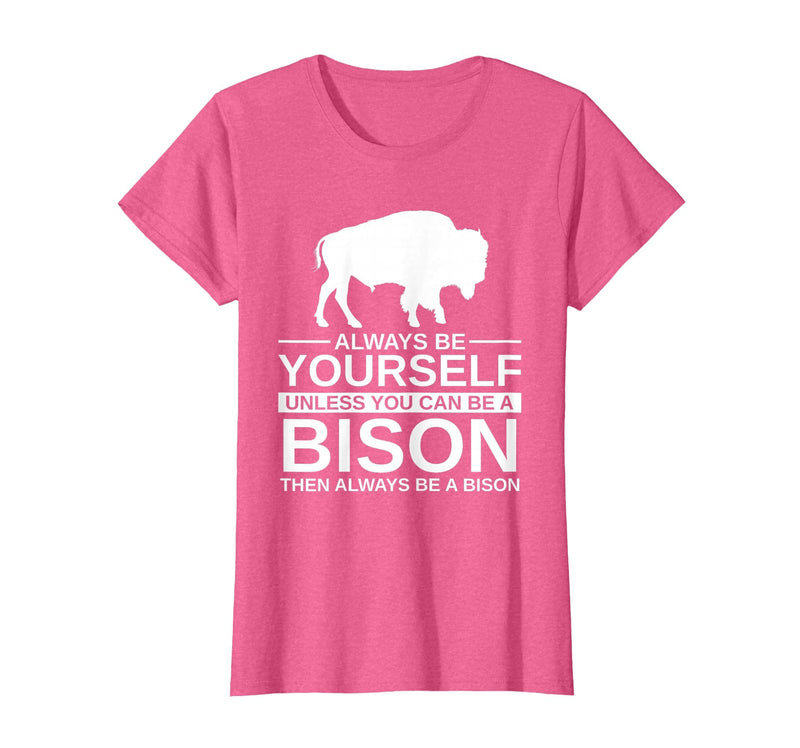 Bison Gift Bison Lover Accessories & Buffalo Stuff Cool Bison Design for Men Women Buffalo Animal Lovers Bison T-Shirt -
