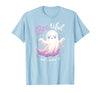 Mademark Ghost & Spirits - Ghost (99 Problems All) T-Shirt - Baby Blue-boo-tiful and I Know It