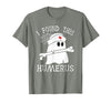 I Found This Humerus Funny Ghost Nurse Halloween T-Shirt - Olive Heather