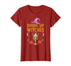 Funny Halloween Tees for Men Women Kids. Drink Up Witches Purple Hat Funny Halloween Men Women T-Shirt - Cranberry Red