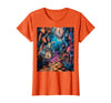 Alice in Wonderland Rabbit House T-Shirt in Orange
