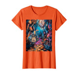 Alice in Wonderland Rabbit House T-Shirt in Orange