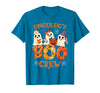 Oncology Boo Crew Funny Ghost Halloween Spooky Costume Nurse T-Shirt - Sapphire Blue