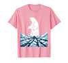 Mademark True North VBS Polar Bear Arctic Ice Design T-Shirt - Pink