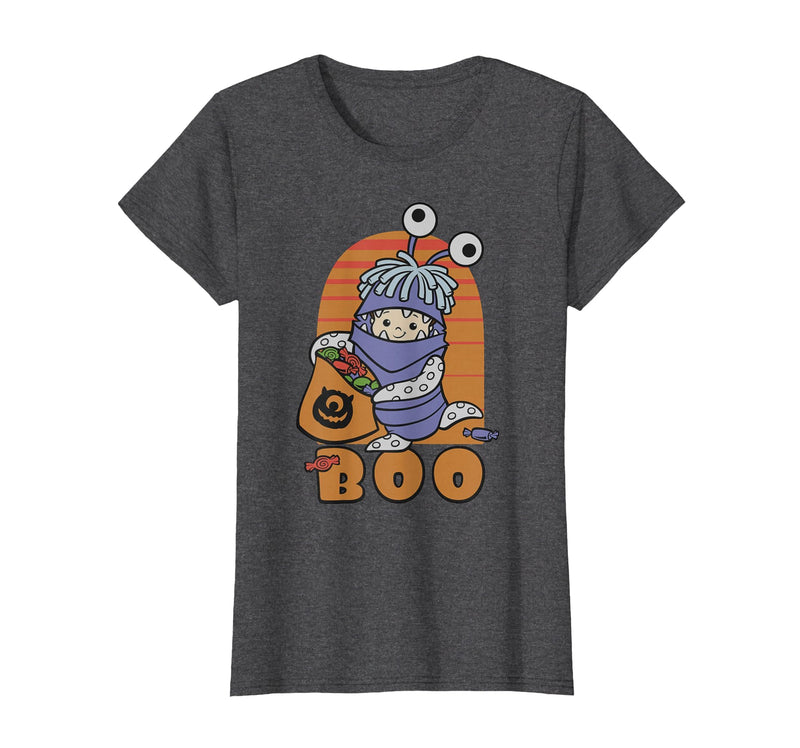 Disney Pixar Monster Inc Boo Halloween T-Shirt - Dark Heather Grey