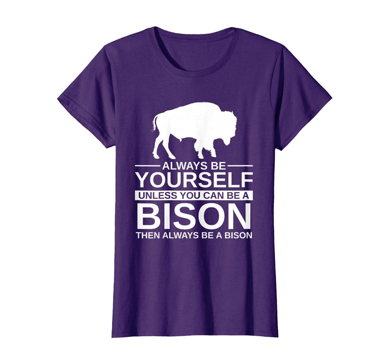 Bison Gift Bison Lover Accessories & Buffalo Stuff Cool Bison Design for Men Women Buffalo Animal Lovers Bison T-Shirt -
