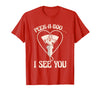 Ultrasound Tech Halloween Spooky Sonographer Gift Ultrasound Tech Xray Technician Spooky Sonographer Halloween T-Shirt - Red