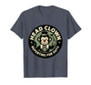 Mademark Head Clown Reporting For Duty Circus Monkey Design T-Shirt - Men - Heather Blue