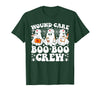 Wound Care Nurse Boo Boo Crew Halloween Wound Care Boo Boo Crew Nurse Funny Ghost Halloween Nurse T-Shirt - Dark Green