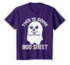 This Is Some Boo Sheet Funny Halloween Ghost This is Some Boo Sheet Halloween Angry Ghost Funny Men Women T-Shirt - Purple