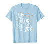 Funny Halloween Trump Skeleton Trump Design Funny Halloween Trump Skeleton Trump T-Shirt - Baby Blue