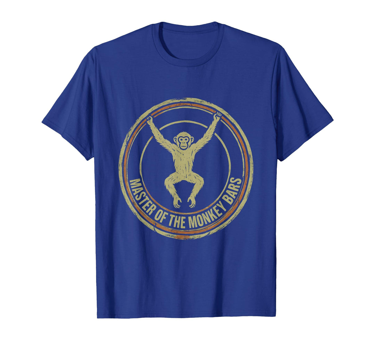 Mademark Master of the Monkey Bars Preschool Boy Design T-Shirt - Men - Royal Blue