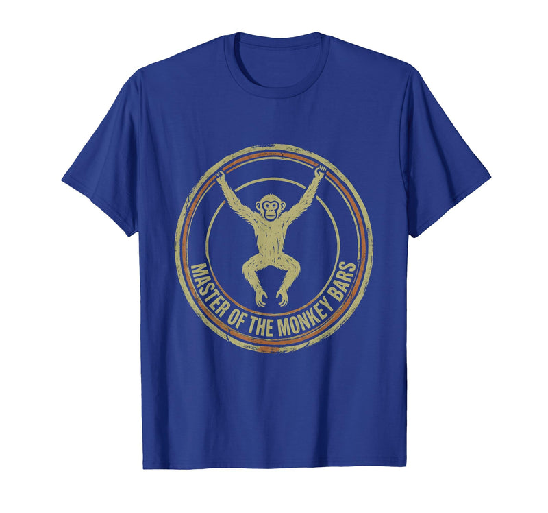 Mademark Master of the Monkey Bars Preschool Boy Design T-Shirt - Men - Royal Blue
