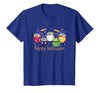 Marvel Halloween Avengers Themed Candy Buckets Retro T-Shirt - Royal Blue