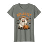 Bullsheet Highland Cow Ghost Halloween Tees Moo... I Mean Boo Bullsheet Highland Cow Ghost Halloween T-Shirt - Olive Heather