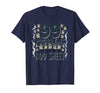 Mademark Ghost & Spirits - Ghost (99 Problems All) T-Shirt - Navy Blue-99 Problems All Boo Sheet