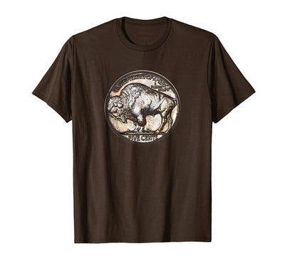 Cow Upt Buffalo Nickel United States Coin T-Shirt