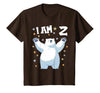 2 years old 2nd birthday Polar Bear Kids 2 Years Old 2 Birthday Polar Bears Boy Girl Polar Bear T-Shirt - Brown