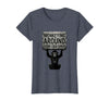 Mademark Monkeying Around Stone Cold Sober Design T-Shirt - Women - Heather Blue