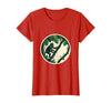 Mademark Monkey Hanging From Jungle Vine Illustration T-Shirt - Women - Red