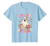 4th Birthday Party Halloween Costume Four Ever Spooky Halloween 4Th Birthday Party Decorations T-Shirt - Baby Blue